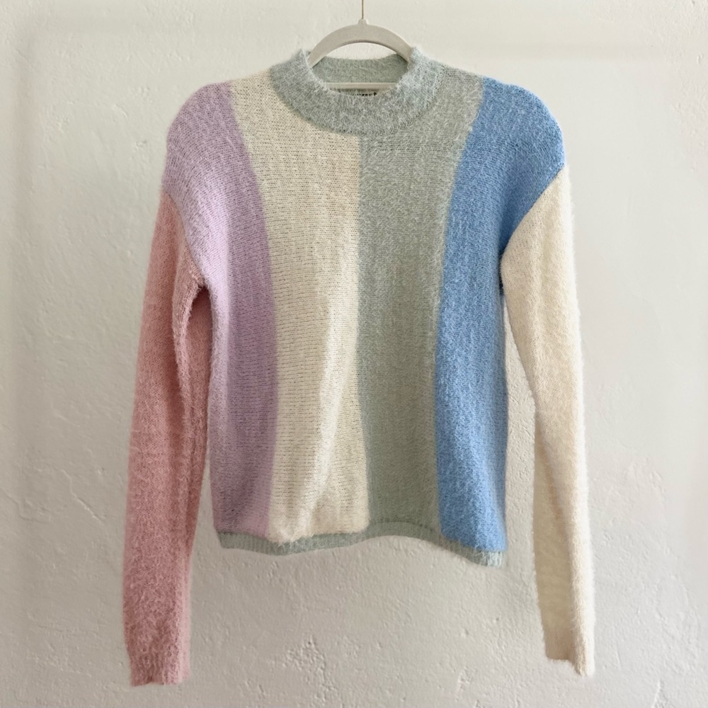 Wild Fable - Color Blocked Pastel Sweater